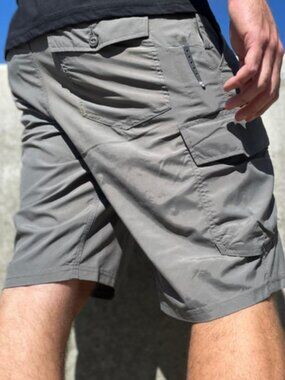 LA Police Gear Outdoor Shorts Hiking Shorts Tactical Outdoor Shorts 32" Navy